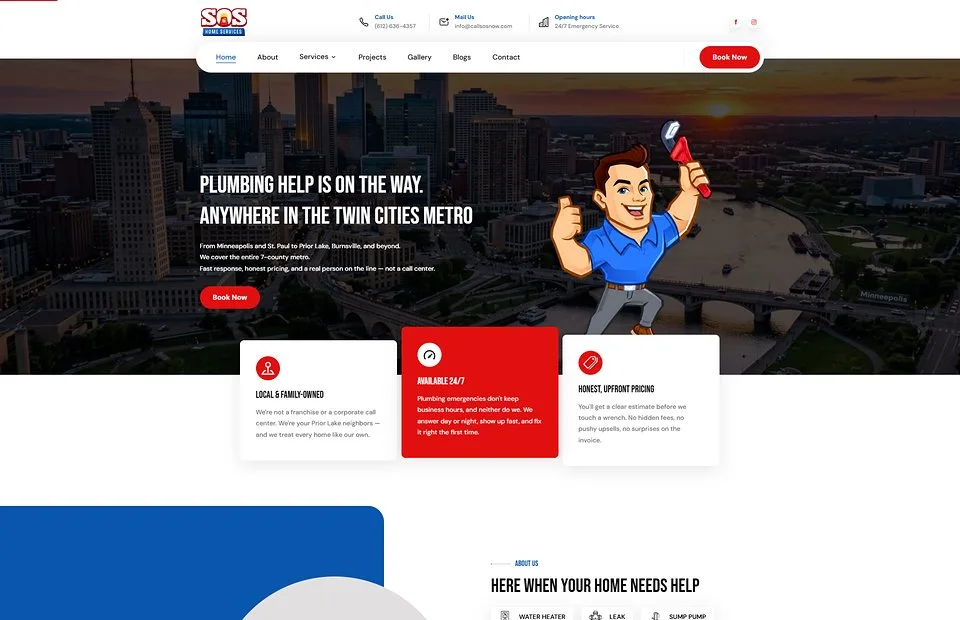 Call SOS Now website